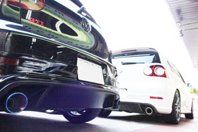 ゴルフ５用 StudieーLOOK リアアンダースポイラー