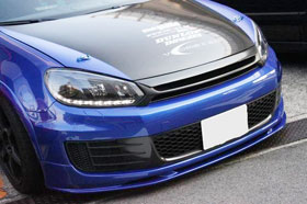 ゴルフ6用GTI-フロントリップスポイラー
