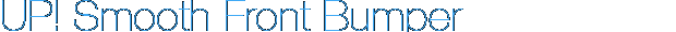 アップ! スムースフロントバンパー