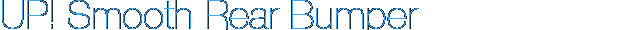 アップ! スムースリアバンパー